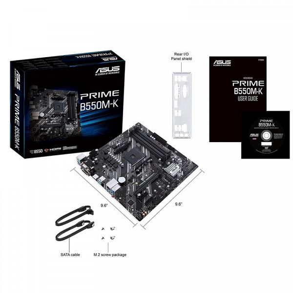 ASUS Prime B550M-K AM4 DDR4 mATX osnovna plošča