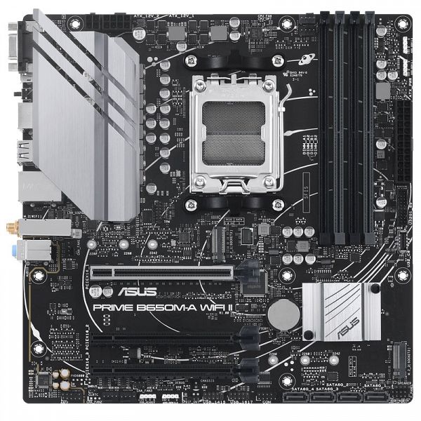 ASUS Prime B650M-A WiFi II AM5 DDR5 ARGB mATX osnovna plošča
