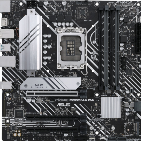 ASUS PRIME B660M-A D4-CSM, DDR4, SATA3, USB3.2Gen1, DP, LGA1700 mATX