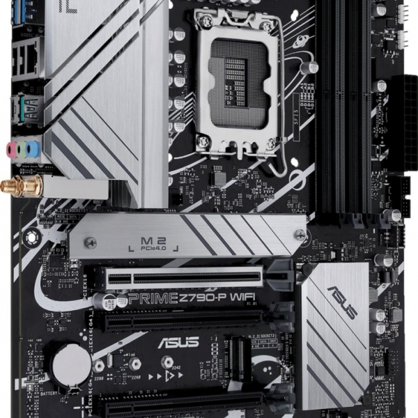 ASUS PRIME Z790-P WIFI, DDR5, SATA3, USB3.2Gen2x2, DP, 2.5GbE, 2x2 Wi-Fi 6, LGA1700 ATX