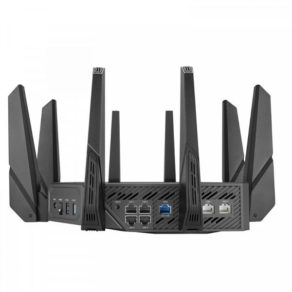 ASUS ROG Rapture GT-AXE16000 Quad Band WiFi 6E 10Gbps brezžični Gaming VPN usmerjevalnik-router / dostopna točka