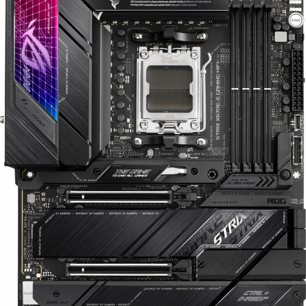 ASUS ROG STRIX X670E-E GAMING WIFI, DDR5, SATA3, USB3.2Gen2x2, DP, WiFi, AM5 ATX