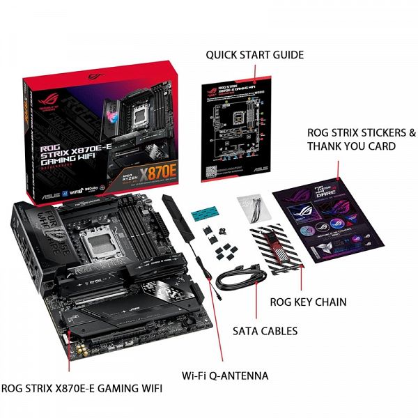 ASUS ROG Strix X870E-E Gaming WiFi AM5 DDR5 ATX osnovna plošča