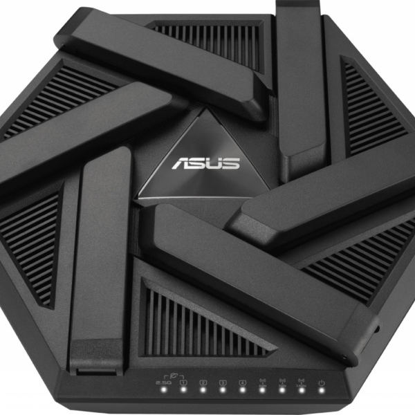 ASUS RT-AXE7800 Gaming Tri-Band WiFi 6E AX7800 brezžični usmerjevalnik, 802.11ax/ac/a/g/b/n, 574+4804+2402 Mbps