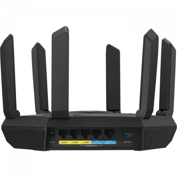 ASUS RT-AXE7800 Gaming Tri-Band WiFi 6E AX7800 brezžični usmerjevalnik, 802.11ax/ac/a/g/b/n, 574+480