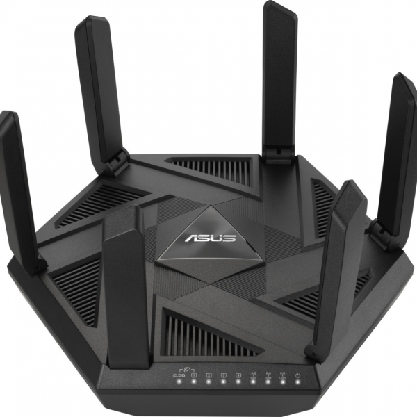 ASUS RT-AXE7800 Gaming Tri-Band WiFi 6E AX7800 brezžični usmerjevalnik, 802.11ax/ac/a/g/b/n, 574+4804+2402 Mbps