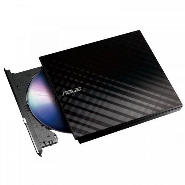 ASUS SDRW-08D2S-U LITE SLIM (90-DQ0435-UA221KZ) DVD-RW USB črn zunanji zapisovalec