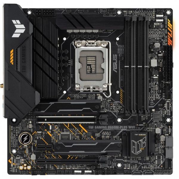 ASUS TUF GAMING B660M-PLUS WIFI, DDR5, SATA3, USB3.2Gen2x2, DP, WiFi, LGA1700 mATX