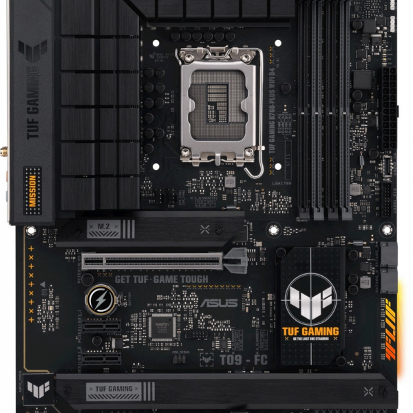 ASUS TUF GAMING B760-PLUS WIFI D4, DDR4, SATA3, USB3.2Gen2x2, DP, Wi-Fi 6, LGA1700 ATX