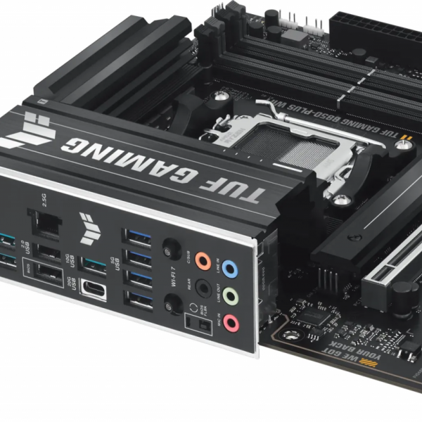 ASUS TUF GAMING B850-PLUS WIFI, DDR5, SATA3, USB3.2Gen2x2, DP, 2.5GbE, WiFi 7, AM5 ATX