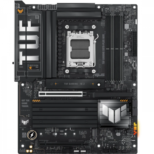ASUS TUF GAMING X870-PLUS WIFI, DDR5, SATA3, USB3.2Gen2x2, DP, 2.5GbE, WiFi 7, AM5 ATX