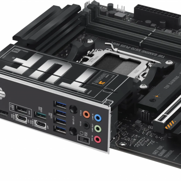 ASUS TUF GAMING X870-PLUS WIFI, DDR5, SATA3, USB3.2Gen2x2, DP, 2.5GbE, WiFi 7, AM5 ATX