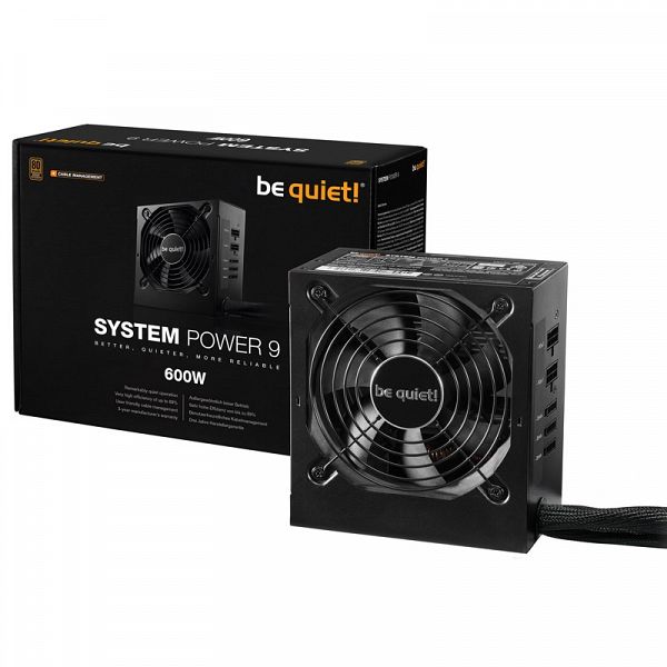 BE QUIET! System Power 9 600W CM (BN302) 80Plus bronze modularni napajalnik