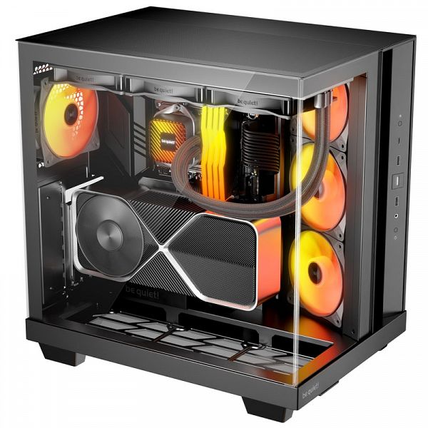 BE QUIET! Light Base 500 LX (BGW85) midi-ATX RGB okno črno ohišje