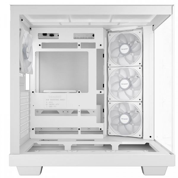 BE QUIET! Light Base 500 LX (BGW86) midi-ATX RGB okno belo ohišje