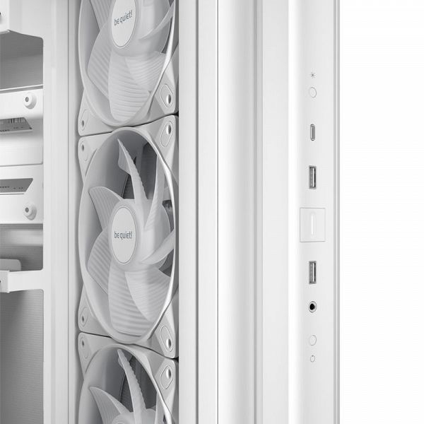 BE QUIET! Light Base 500 LX (BGW86) midi-ATX RGB okno belo ohišje