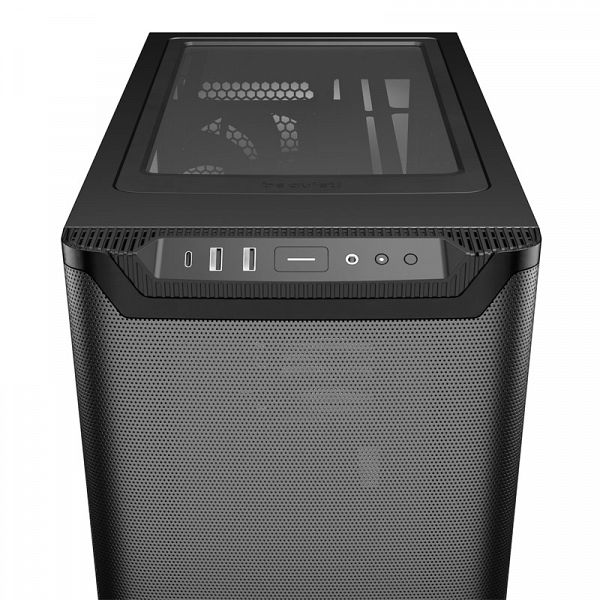 BE QUIET! Pure Base 501 Airflow (BGW74) midi-ATX okno črno ohišje