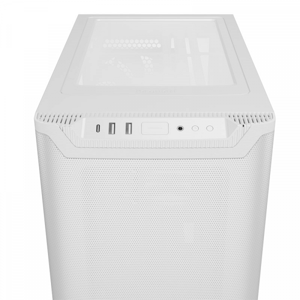 BE QUIET! Pure Base 501 Airflow (BGW75) midi-ATX okno belo ohišje