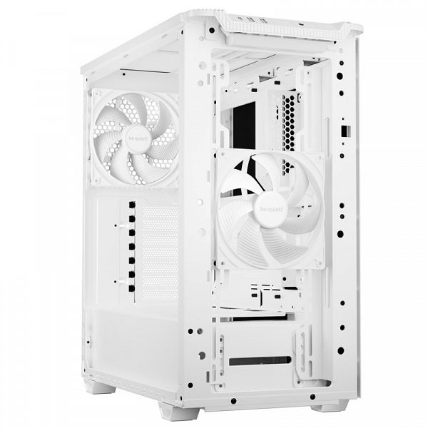 BE QUIET! Pure Base 501 Airflow (BGW75) midi-ATX okno belo ohišje