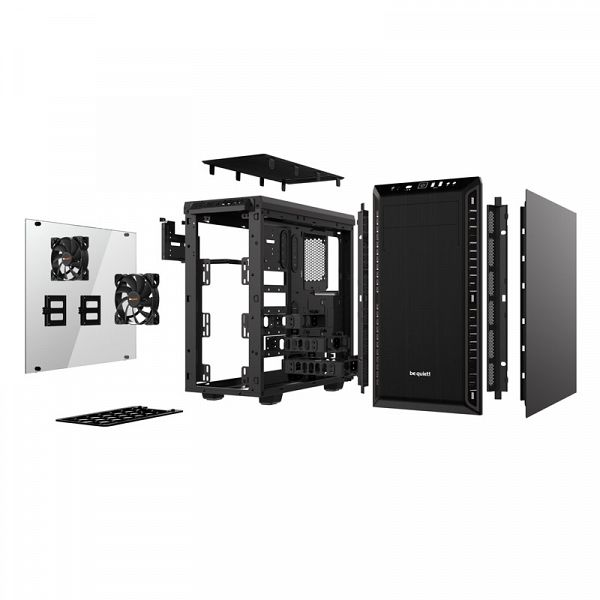 BE QUIET! PURE BASE 600 (BGW21) midi-ATX okno črno ohišje