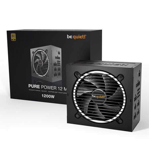 BE QUIET! Pure Power 12 M 1200W 80Plus Gold (BN346) modularen napajalnik
