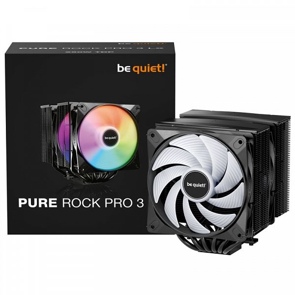BE QUIET! PURE ROCK PRO 3 LX (BK043) 2x120mm 250W RGB procesorski hladilnik
