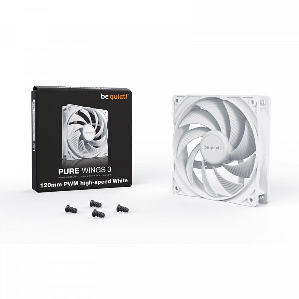 BE QUIET! Pure Wings 3 (BL111) 120mm 4-pin PWM High-Speed beli ventilator