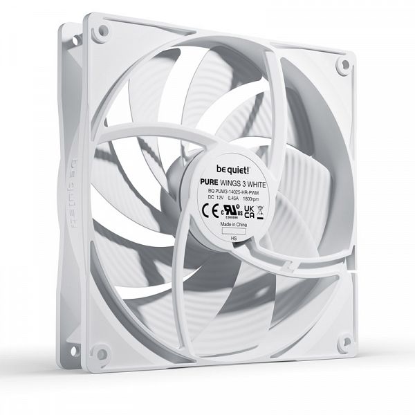 BE QUIET! Pure Wings 3 (BL113) 140mm 4-pin PWM High-Speed beli ventilator