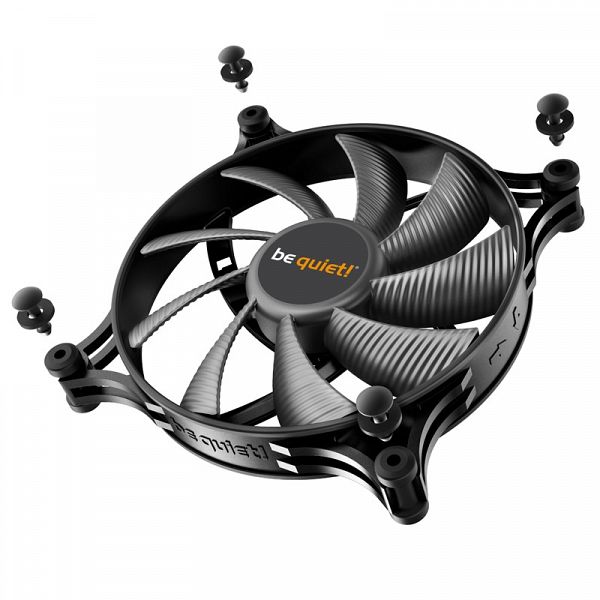 BE QUIET! SHADOW WINGS 2 (BL086) 140mm 4-pin PWM črn ventilator