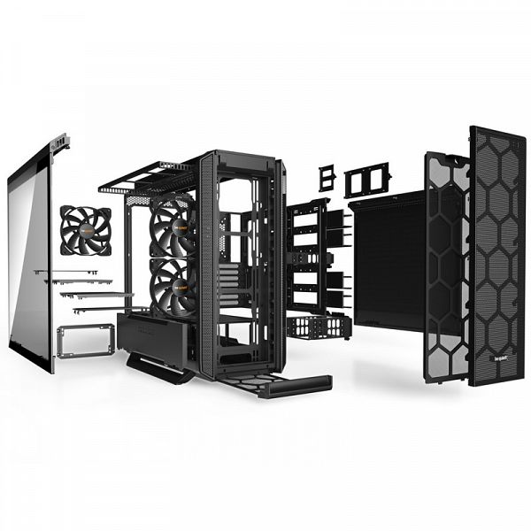 BE QUIET! SILENT BASE 802 WINDOW (BGW39) midiATX črno ohišje