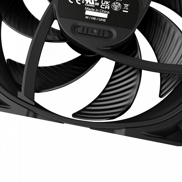 BE QUIET! Silent Wings PRO 4 (BL098) 120mm 4-pin PWM črn ventilator