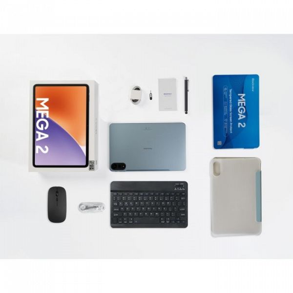 Blackview MEGA 2 12'' 12+256GB LTE, komplet miška+tipk., siv