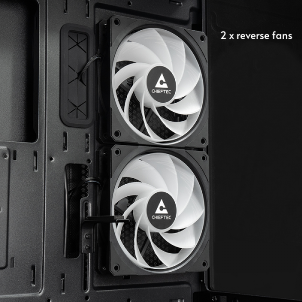 Chieftec GT-01B-OP USB3.2 ATX ohišje, črno