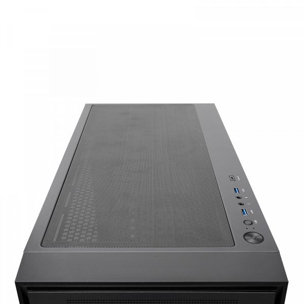 Chieftec HUNTER 3 USB-C ATX RGB ohišje, črno