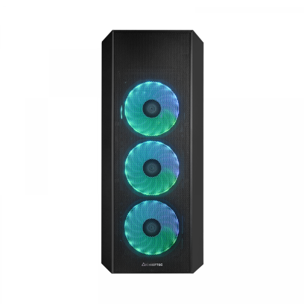 Chieftec SCORPION 4 USB3.2 ATX A-RGB ohišje, črno