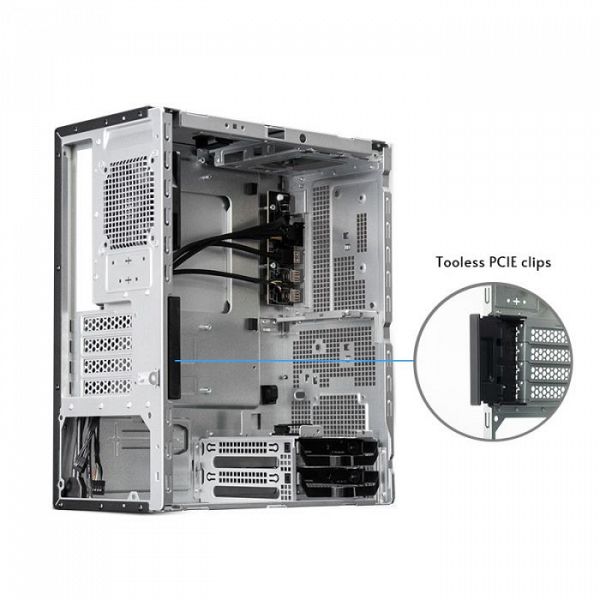 Chieftec UNI USB3.2 Gen1 mATX ohišje, črno