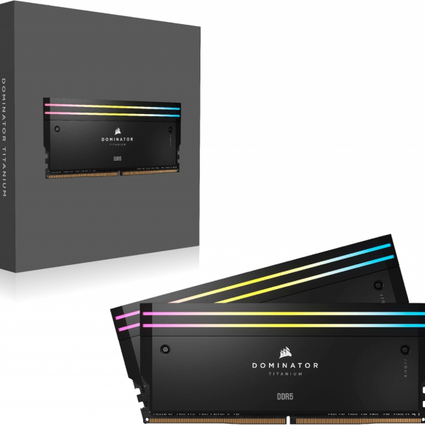 Corsair DOMINATOR TITANIUM RGB 64GB (2x32GB) DDR5 6400MHz CL32, 1.32V