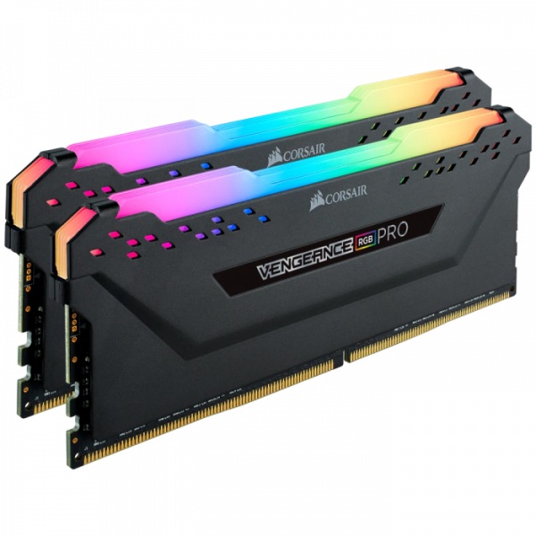 Corsair VENGEANCE RGB PRO 32GB (2x16GB) DDR4 DRAM 3600MHz CL18, 1.35V