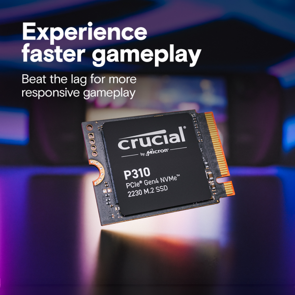 Crucial P310 1TB PCIe Gen4 NVMe 2230 M.2 SSD