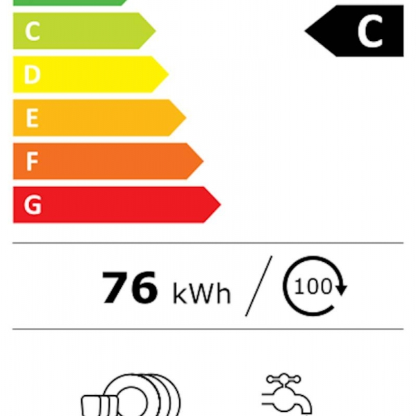 Delno vgradni pomivalni stroj AEG FEE84706PM, 60 cm, inverter motor