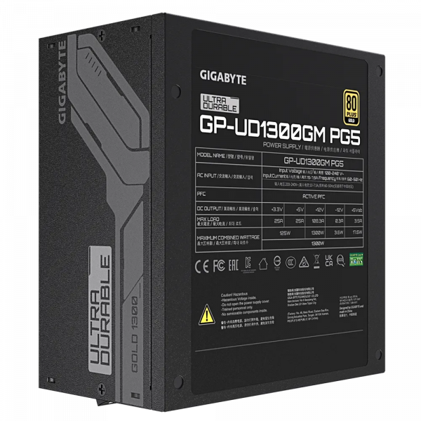 GIGABYTE 1300W PG5 GOLD modularni PCI-E 5.0 napajalnik