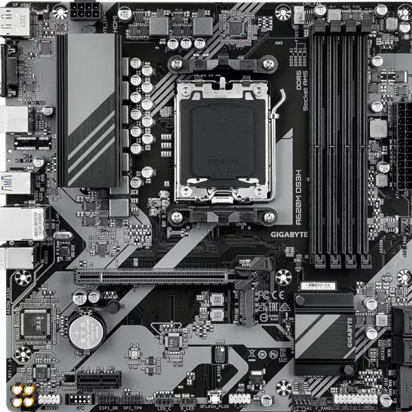 GIGABYTE A620M DS3H, DDR5, SATA3, USB3.2Gen1, DP, AM5 mATX
