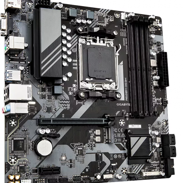 GIGABYTE A620M DS3H, DDR5, SATA3, USB3.2Gen1, DP, AM5 mATX