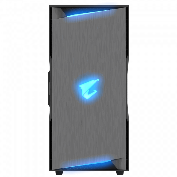 Gigabyte AC300G GLASS USB-C USB 3.1 Gen2 ATX AORUS RGB osvetljeno ohišje, črno