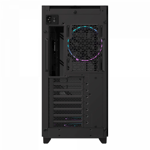 Gigabyte AORUS C400 GLASS USB-C USB 3.2 Gen2 ATX AORUS RGB osvetljeno ohišje, črno
