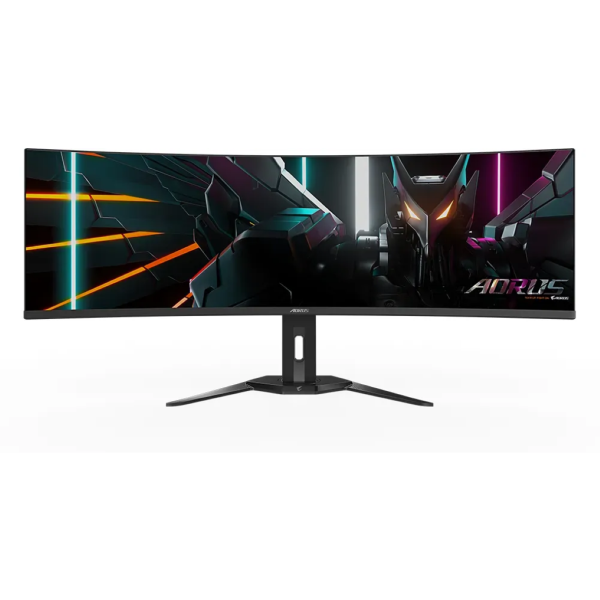 GIGABYTE AORUS CO49DQ 49'' OLED DQHD ukrivljen monitor, 5120 x 1440, 0.03ms, 144Hz, zvočniki