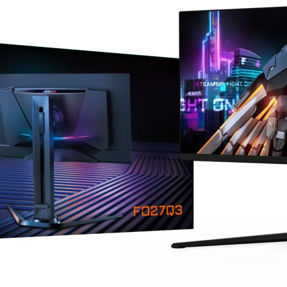 GIGABYTE AORUS FO27Q3 27'' OLED QHD monitor, 2560 x 1440, 0.03ms GTG, 360Hz, zvočniki