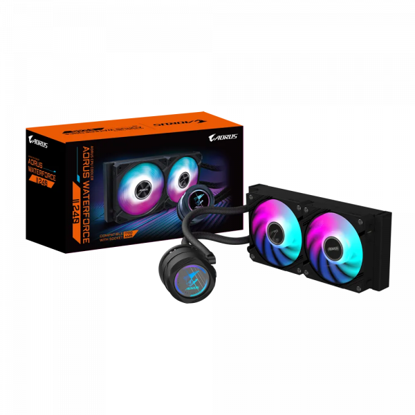 GIGABYTE AORUS WATERFORCE II 240 vodno hlajenje za INTEL/AMD procesorje