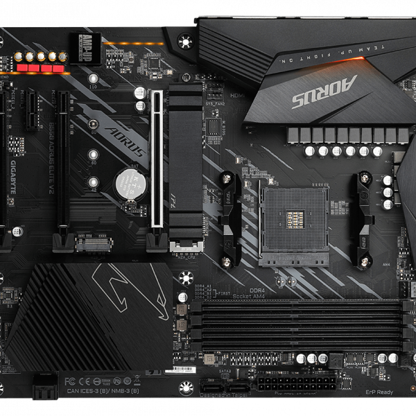 GIGABYTE B550 AORUS ELITE V2, DDR4, SATA3, USB3.2Gen2, DP, 2.5GbE, AM4 ATX