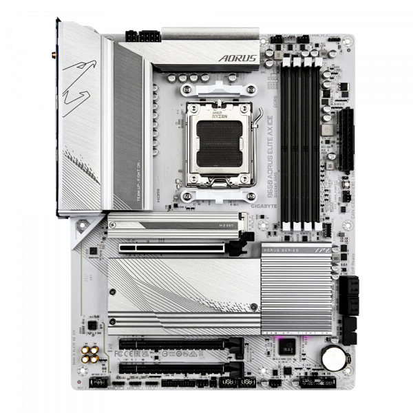 GIGABYTE B650 AORUS ELITE AX ICE, DDR5, SATA3, USB3.2Gen2x2, DP, 2.5GbE, WiFi 6E, AM5 ATX